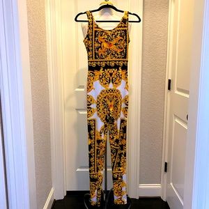 NWT Fashion Nova Nova Boost Print Jumpsuit